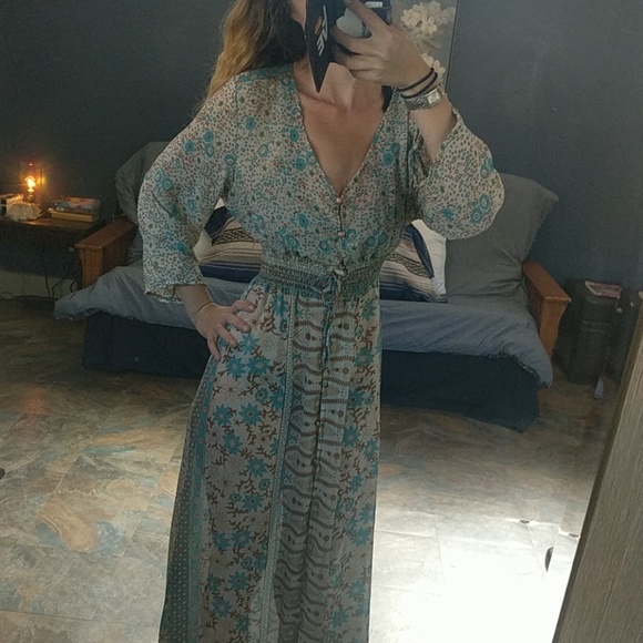 Dresses & Skirts - SALE Long Sheer Button Up Long Sleeved Sun Dress